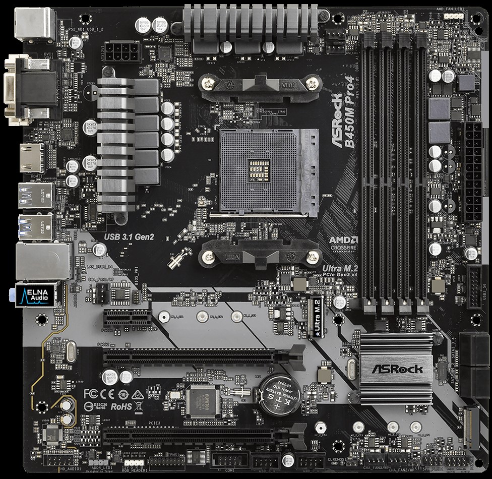 ASRock B450M Pro4